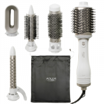 Adler 5-in-1 Curling Iron-Dryer | AD 2027 | Number of heating levels 2 | 1200 W | White/Champagne
