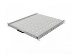 Sliding shelf for 19 inches rack cabinets 500mm grey