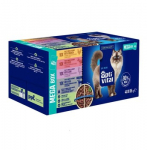 OPTIVITAL Mousse Beef, chicken, turkey, salmon - &scaron;lapias kačių maistas - 40x85g