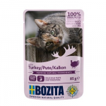 BOZITA Turkey Chunks in sauce - &scaron;lapias kačių maistas - 85g