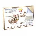 3D Wooden Helicopter Puzzle &ndash; Helicopter