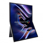 Asus ZenScreen Fold OLED MQ17QH Portable Monitor &ndash; 17.3-inch QHD (2560x1920) OLED panel, Water-drop Hinge Folding Technology, DisplayHDR&trade; 500 True Black, 100% DCI-P3, Dual USB Type-C&reg;, mini-HDMI&reg;, Headphone jack, Tripod hole, kickstand, FSC