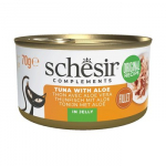 SCHESIR Complements Tuna with aloe in jelly - &scaron;lapias kačių maistas - 70g