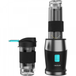 Cecotec Blender | Power Titanium 900 ProGo | Tabletop | 900 W | Jar capacity 2x0.57 L | Ice crushing | Black
