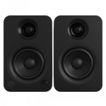 KANTO AUDIO POWERED SPEAKERS WITH BLUETOOTH&reg; AND RCA INPUT - BLACK VINYL (INCL. TYPE C and G POWER CORDS)