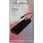 SALE OUT. Hyper HyperDrive Flex 8 Port USB-C Hub, Black | Hyper HyperDrive Flex 8 Port USB-C Hub, Black | HD4102BKGL | HDMI ports quantity 1 | Warranty 23 month(s) | DAMAGED PACKAGING