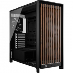 PC case FRAME 5000D WOOD RS Black/Walnut