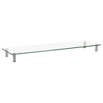 LOGILINK - Glass tabletop monitor riser, extra wide, max. 20 kg
