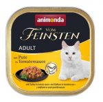 ANIMONDA Vom Feinsten Adult Turkey in tomato sauce - &scaron;lapias kačių maistas - 100g
