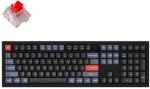 Keychron V6 100% mechaninė klaviatūra (ANSI, Carbon Black, RGB, Hot-swap, US, Pro Red Switch)