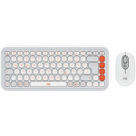 LOGITECH POP ICON COMBO - OFF WHITE - US INT'L - BT - INTNL-973