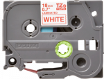 Brother TZe-242 Laminated Tape Red on White, TZ, 8 m, 1.8 cm