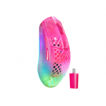 SteelSeries Aerox 3 Wireless Gen 2 | Gaming Mouse | Magenta Haze | 2.4GHz, Bluetooth