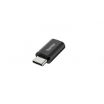 Adapteris Hama micro USB, USB-C adapter, black
