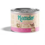 KATIDO Turkey with duck - &scaron;lapias kačių maistas - 200g
