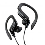 JVC HA-EB75-B-E Black Sports Headphone with Adjustable Clip