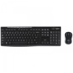 Logitech MK270 | Keyboard and Mouse Set | Wireless | US | Black