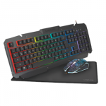 Logilink ID0185 Wired Gaming Combo Set (keyboard, mouse and mousepad) | Angli&scaron;kų/voki&scaron;kų raidžių i&scaron;sidėstymas