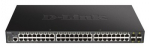 D-LINK DGS-1250-52XMP Switch 48GE PoE+ 4SFP+
