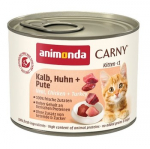 ANIMONDA Carny Kitten Veal, chicken, turkey - &scaron;lapias kačių maistas - 200g