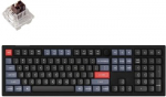 Keychron V6 100% mechaninė klaviatūra (ANSI, Carbon Black, RGB, Hot-swap, US, Pro Brown Switch)