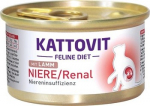KATTOVIT Feline Diet Niere/Renal Lamb - &scaron;lapias kačių maistas - 85g