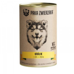 PAKA ZWIERZAKA Rabbit and boar with pumpkin - drėgnas ėdalas &scaron;unims - 400g