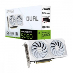 Graphics Card|ASUS|NVIDIA|GeForce RTX 5060|8 GB|GDDR7|128 bit|PCI Express 5.0|Active|DUAL-RTX5060-O8G-WHITE