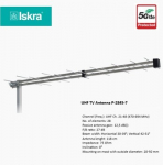 TV Antena ISKRA P-2845-7 F Grey