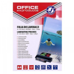 OFFICE PRODUCTS Laminavimo plėvelė, A4, 2 x 80 mikronų, blizgi, 100 lapų, skaidri