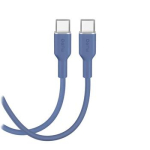 Puro Soft, USB-C / USB-C, 1,5 m, mėlynas - Laidas