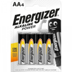 BATTERIES ALKALINE POWER AA E91/4PIECES