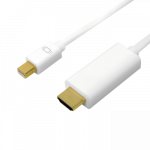 LOGILINK CV0125 - Mini DisplayPort to HDMI 4K white 5m