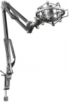Trust GXT 253 Emita Adjustable, desk-mounted arm to bring your microphone in the most convenient position while streaming or vlogging