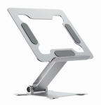 GEMBIRD Foldable notebook riser stand silver