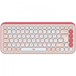 LOGITECH POP ICON KEYS - ROSE - US INT'L - BT - INTNL-973