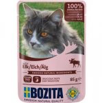 BOZITA Elk Chunks in jelly - &scaron;lapias kačių maistas - 85g