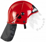 Fire helmet with quick