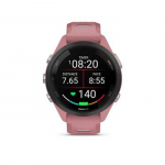Garmin Forerunner 265s 42mm juodas apvadas su &scaron;viesiai rausvu korpusu ir &scaron;viesiai rausvos arba &bdquo;Powder Grey&ldquo; (pilk&scaron;vos) spalvos silikoniniu dirželiu