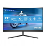 Philips Evnia 5000 27M2C5200W 280Hz lenktas LED GAMING monitorius su VA technologija | 27 colių | FULL HD (1920x1080, 16:9, 82ppi) | Reakcijos laikas: 0.3ms (MPRT) | Peržiūros kampas: 178&deg;/​178&deg; | Jungtys: HDMI, DisplayPort, 3.5mm | Tilt, height-adju ...