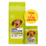 PURINA Dog Chow Adult Lamb - sausas maistas &scaron;unims - 14 + 2,5kg