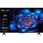 TCL 43P69K televizorius 109,2 cm (43") 4K Ultra HD Smart TV &bdquo;Wi-Fi&ldquo; Juoda