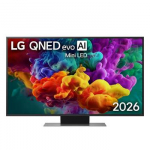 LG QNED87 evo AI, 50'', 4K UHD, QNED Mini LED, juodas - Televizorius