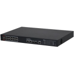 PoE &scaron;akotuvas 1000Mbps 16portų PoE +2G uplink + 2SFP, Hi-PoE