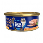 OPTIVITAL Fluffy mousse with turkey - &scaron;lapias kačių maistas - 85g
