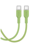 Puro Soft, USB-C / USB-C, 1,5 m, žalias - Laidas
