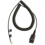 JABRA QD Cord to RJ45, coiled, 0,5 - 2m, only in connection with Jabra BIZ 2400 balanced on Siemens Openstage
