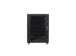 LANBERG FF01-6615-12B free-standing rack 19inch self-assembly flat pack 15U/600x600mm black