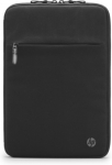 HP Business 14.1 Laptop Sleeve, RFID and Bluetooth tracker Pocket, Sanitizable - Black