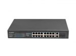 LANBERG RSFE-16P-2C-150 Switch 16x 100Mb PoE+/2x Combo Gigabit 150W unmanaged